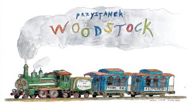 Przystanek WOODSTOCK - Pociąg parowy z wagonami